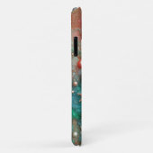 Mint Seafoam En Gouden Glitter Zeester Case-Mate iPhone Case (Achterkant/rechts)