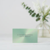 Mint Sheen Visitekaartje (Staand voorkant)