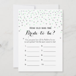 Mint Silver 2x Vrijgezellenfeest Game Hoe oud | Ad Advieskaart