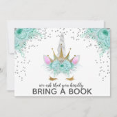 Mint, Silver en Gold Unicorn Princess brengen een  Kaart (Voorkant)