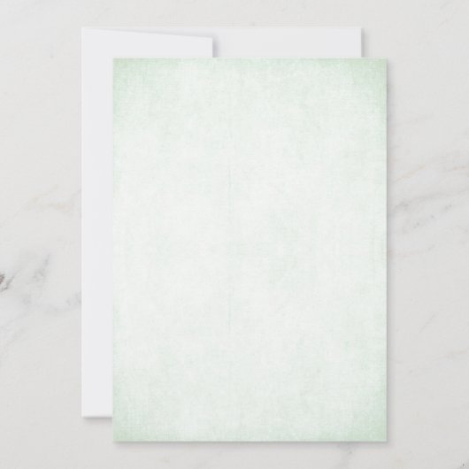 Mint & Silver Glitter Blik Weddenschap Kaart (Achterkant)