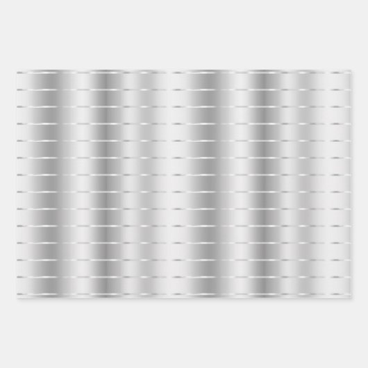 Mint Silver Ribbon Bow Vrijgezellenfeest Inpakpapier Vel (Voorkant)