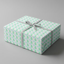Mint & Sky Blue Michigan State Wrapping Paper Cadeaupapier