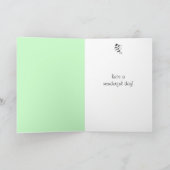 Mint Snoep Stripes Birthday-kaart Kaart (Binnen)