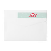 Mint Snow Joy Holiday Label (Achterkant)