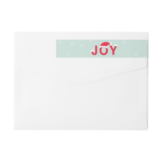 Mint Snow Joy Holiday Label (Achterkant)