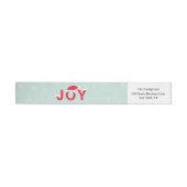 Mint Snow Joy Holiday Label (Individueel)