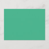 Mint Solid Color Briefkaart (Voorkant)