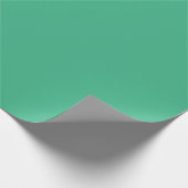 Mint Solid Color Cadeaupapier (Hoek)