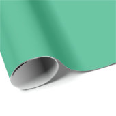Mint Solid Color Cadeaupapier (Rol Hoek)