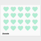 Mint Solid Color Hart Sticker (Vel)