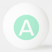 Mint Solid Color Pingpongbal (Achterkant)