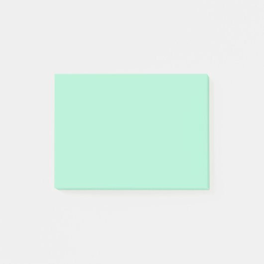 Mint Solid Color Post-it® Notes (Voorkant)