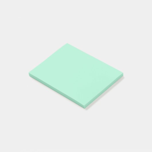 Mint Solid Color Post-it® Notes (Schuin)