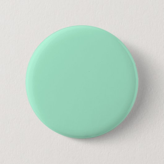 Mint Solid Color Ronde Button 5,7 Cm (Voorkant)