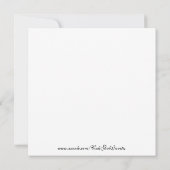 Mint  sparen de Datum Save The Date (Achterkant)