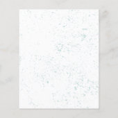 Mint Speckle Minimal Salon Flyer (Achterkant)