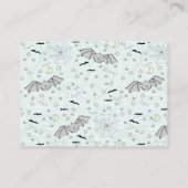 Mint Spooky Schattigee Vleermuizen Boeken voor Bab Informatiekaartje (Achterkant)