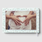 Mint Spooky Schattigee Vleermuizen Halloween Baby  Gastenboek (Achterkant)