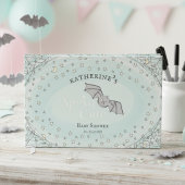 Mint Spooky Schattigee Vleermuizen Halloween Baby Gastenboek