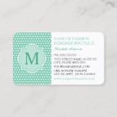 Mint Stippen Mode Boutique Visitekaartje (Voorkant)