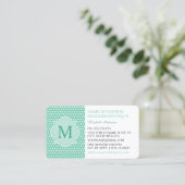 Mint Stippen Mode Boutique Visitekaartje (Staand voorkant)