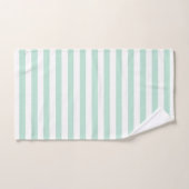 Mint Stripe Bad Handdoek (Handdoek)