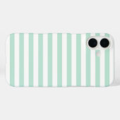 Mint stripe Case-Mate iPhone case (Achterkant (horizontaal))