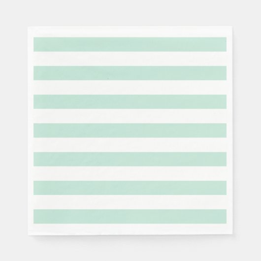 Mint stripe servet (Voorkant)