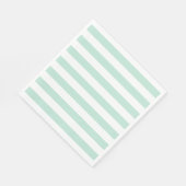 Mint stripe servet (Hoek)