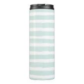Mint Stripes en Gold Deer Head Thermosbeker (Achterkant)