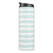 Mint Stripes en Gold Deer Head Thermosbeker (Geroteerd rechts)