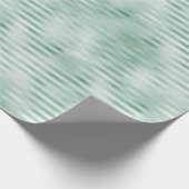 Mint Stripes Glam Glitz Cadeaupapier (Hoek)