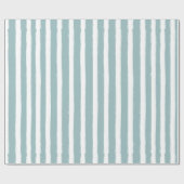 Mint Stripes Nautical Cadeaupapier (Vlak)