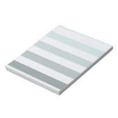 Mint Stripes Ombre Notitieblok (Linkerzijde)