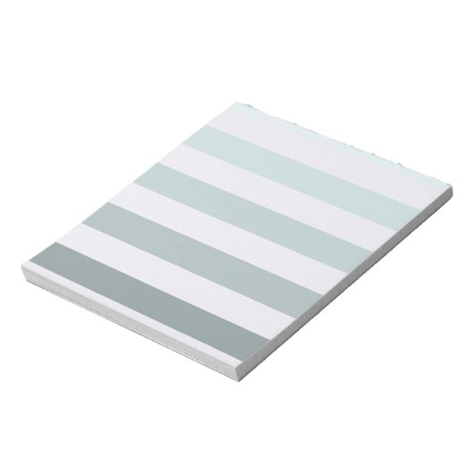 Mint Stripes Ombre Notitieblok (Linkerzijde)