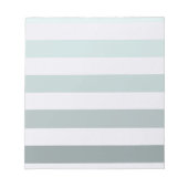 Mint Stripes Ombre Notitieblok (Voorkant)