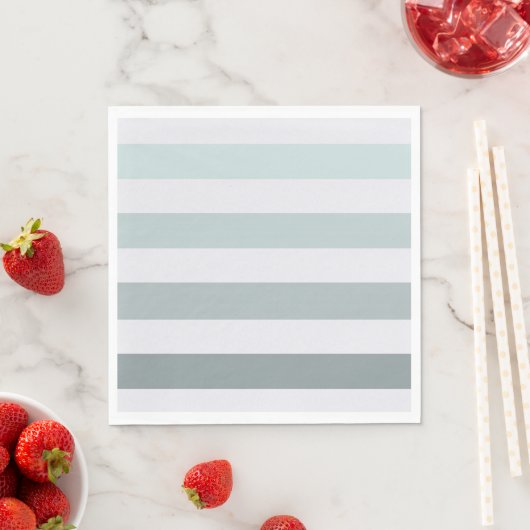 Mint Stripes Ombre Servet (Insitu)