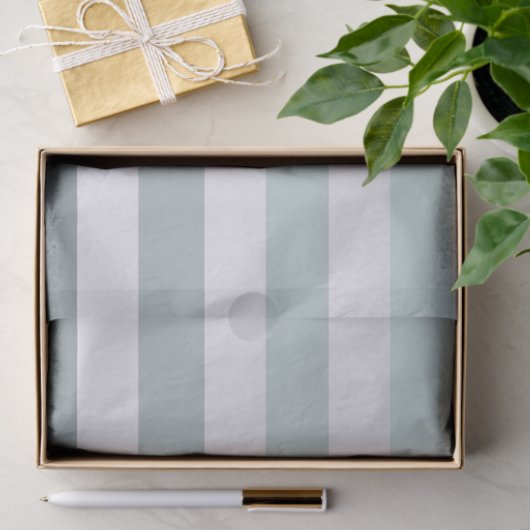 Mint Stripes Ombre Tissuepapier (Geschenk)