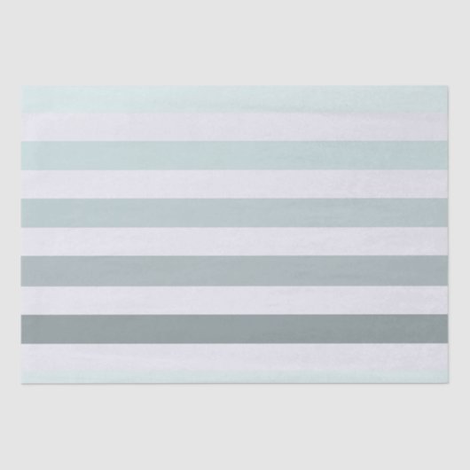 Mint Stripes Ombre Tissuepapier (Voorkant)