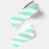 Mint Stripes Satijnen Lint (Achterkant)