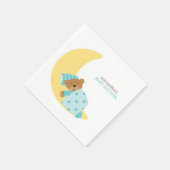 Mint Sweet Dreams die op Teddy Bear slapen Servetten (Hoek)