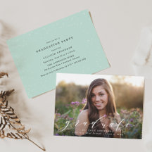 Mint | Sweet Script Foto Afstuderen