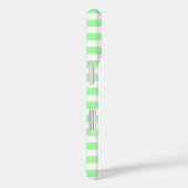 Mint Swirl Ice Cream Striped Persoonlijk Case-Mate iPhone Case (Achterkant / Rechts)