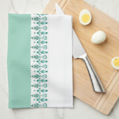 "Mint Tea" keukenhanddoek (Quarter Fold)