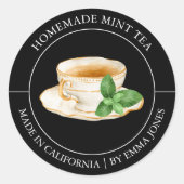 Mint Tea Modern label (Voorkant)