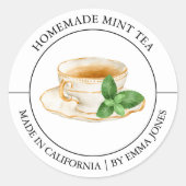 Mint Tea Modern label (Voorkant)