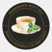 Mint Tea Modern label (Voorkant)