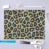 Mint Tease me blauwgroen papier van de luipaard (Craft)