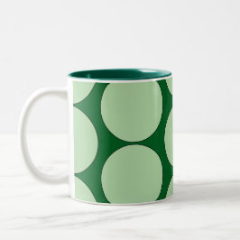 "MINT-THEE" POP BUBBEL Keramische Koffiemok Tweekleurige Koffiemok